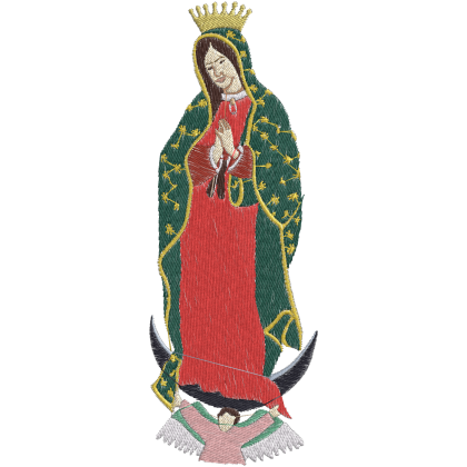 Matriz de Bordado Santa de Guadalupe 